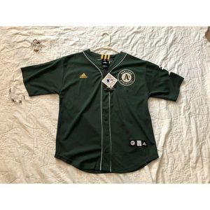 NWT Adidas Oakland Athletics Jersey Youth L(14-16)